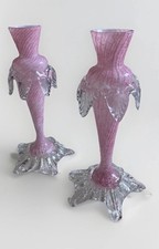 Antica coppia di vasi boccioli