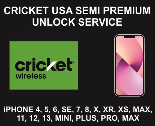 Cricket usa iphone - x,, xs,
