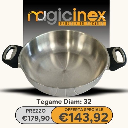 Pentola acciaio inox tegame - in,