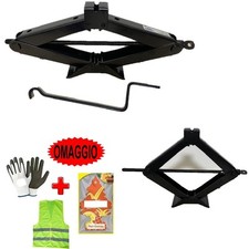 PER FORD B-MAX CRIC A PANTOGRAFO PER AUTO DA 2 TONNELLATE OMOLOGATO CON ASTA GI