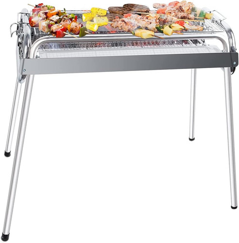 Bbq charcoal grill foldable - charcoal,