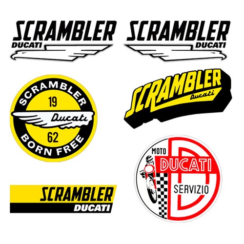 Adesivi ducati scrambler - ducati,