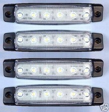 4X 24V LED FRETTA BIANCA