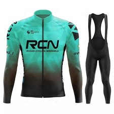 Tuta da Ciclismo RCN Completo Invernale Set Da Ciclista Bici MTB DIVISA