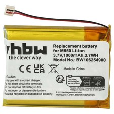 Batería para Palm Tungsten T3 T2 T1 1000mAh 3,7V