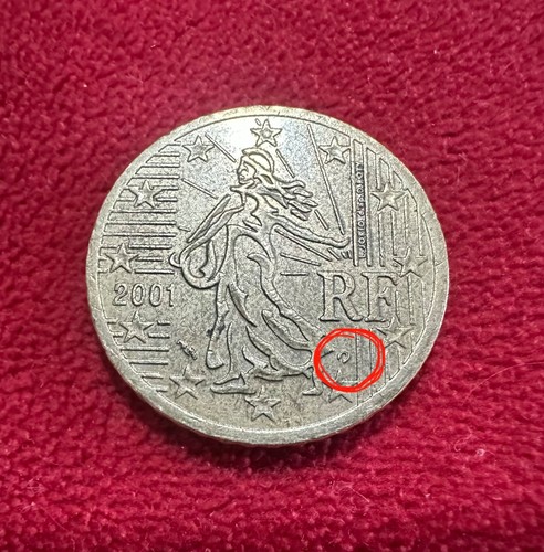 Moneta centesimi francia - centesimi, rf
