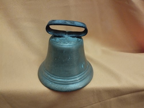 Antica campana bronzo xix - in,