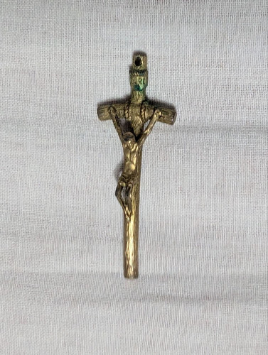 Crocifisso pendente metallo - crocifisso,