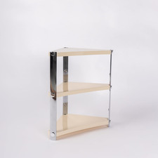 Scaffale Angolare Con 3 Ripiani | Design Aperto E Compatto | Organizzatore per D