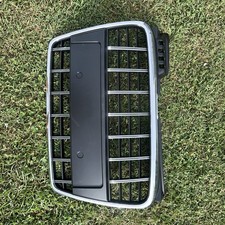 GRIGLIA ANTERIORE AUDI A4 B8 08-12 AVANT CALANDRA S4 BORDO CROMATO GRAY