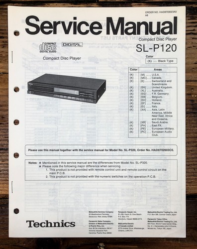 Technics p120 player - sl-p120,
