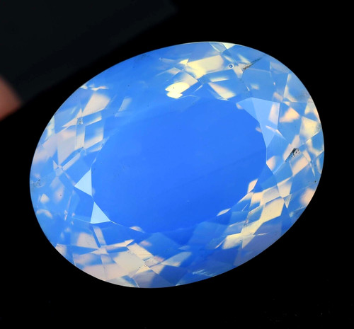 Naturale blu opale australiano - blu,