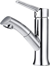 Auralum - Rubinetto da bagno con doccetta estraibile