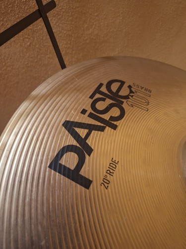 Paiste 101 brass ride - brass,