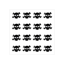 Quattroerre 14222 Sticker Adesivo 3D Mini Symbol Teschi