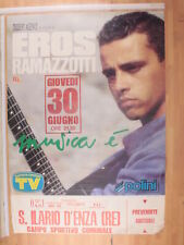 Poster Originale Eros Ramazzotti S. Ilario D'Enza (Re) 30/06/1988 70X100 Cm