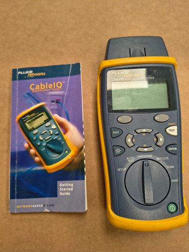 Fluke networks ciq 100 - fluke, cableiq