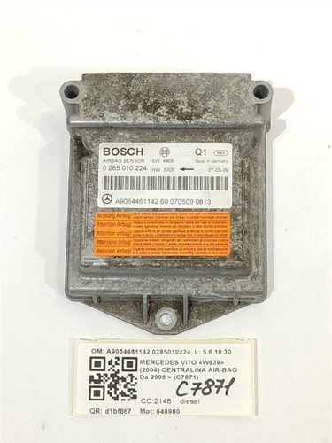 Centralina airbag per mercedes - centralina,