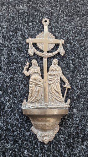 Antica acquasantiera xix sec - antica,