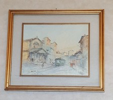 Quadro Olio Su Tela Di Hermes