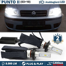 Kit LED H7 CANbus per Fiat Punto 2 188 2003> Luci ANABBAGLINTI Bianco Ghiaccio
