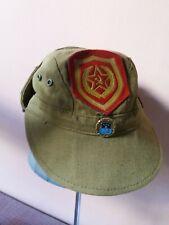 Raro cappello originale militare armata rossa con patch e spilla perfetto!