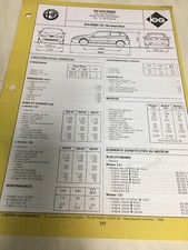 Automobile Technical Sheet