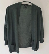 Cardigan Massimo Dutti verde taglia M lana cashmere 