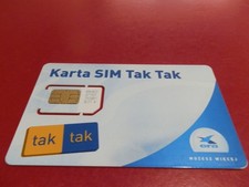 Polonia Tak Tak 1 Scheda telefonica con Sim!! Integra!! (Per collezionisti)