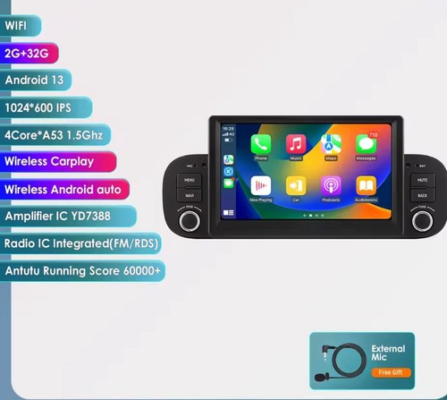 2din pollici android 13 - 7,
