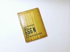 Libretto manuale uso e manutenzione Fiat Autocarro 666 N originale 1940