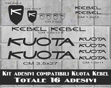 Kit adesivi compatibili Kuota Kebel decal