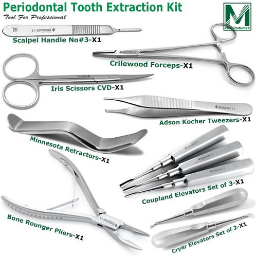 Kit strumenti estrazione - strumenti, denti