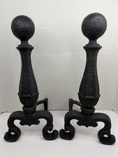 Camino vintage Andirons palla