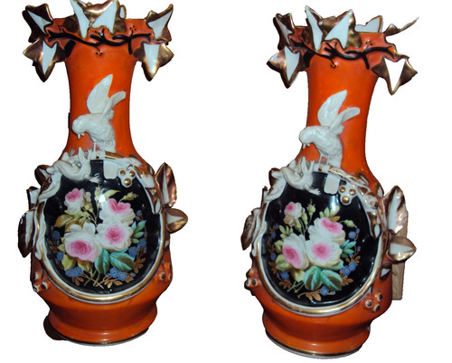Coppia vasi porcellana - ,