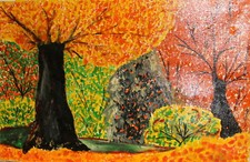 Dipinto a olio fauvista