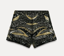 ZARA PANTALONCINO PAILLETTES