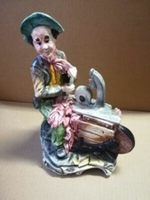 Capodimonte - Statuetta Arrotino A Lavoro - Ceramica