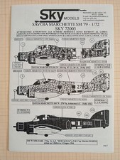 SKY MODELS DECALS 72/003-72003