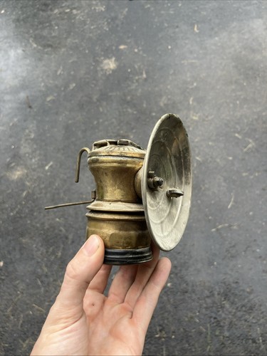 Lampada testa minatore carbone