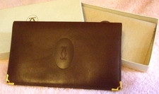 Cartier leather billfold card - cartier,