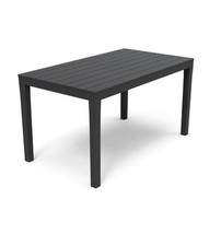 TAVOLO DA ESTERNO "SUMATRA" IN POLIPROPILENE ANTRACITE 138X78X72H CM