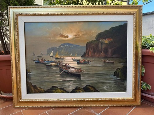 Dipinto mario galanti olio - olio, su