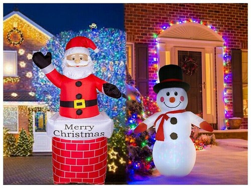 Led 210cm babbo natale 120cm - led,