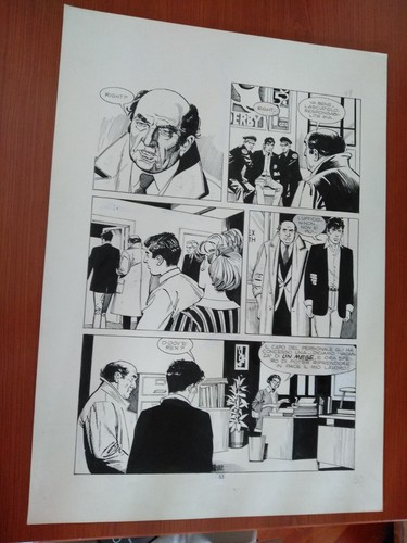 Tavola original art dylan dog - tavola,