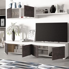 Parete attrezzata mobile TV sala da pranzo salotto soggiorno 200X41X43 0X6663A