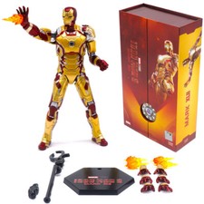ZD TOYS IRON MAN Mark XLII MK42 Marvel Avengers 7'' Modellino Giocattoli Regali