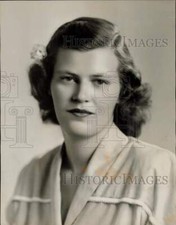 1950 Foto stampa Miss Solveig Ivarsson fidanzata con Stuart Thompson - lra84110