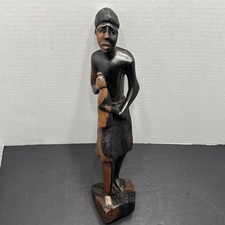 Statua africana vintage ebano