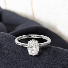 Fede nuziale oro bianco 14 kt